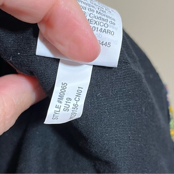 Texture & Thread by Madewell Tie Shoulder Tank Top in Rainbow Crochet - Lined - Picture 10 of 13